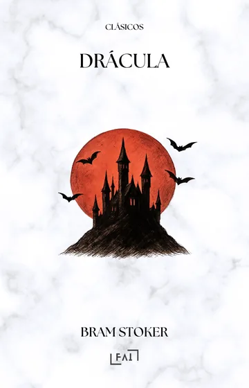 Tapa de Drácula, de Bram Stoker