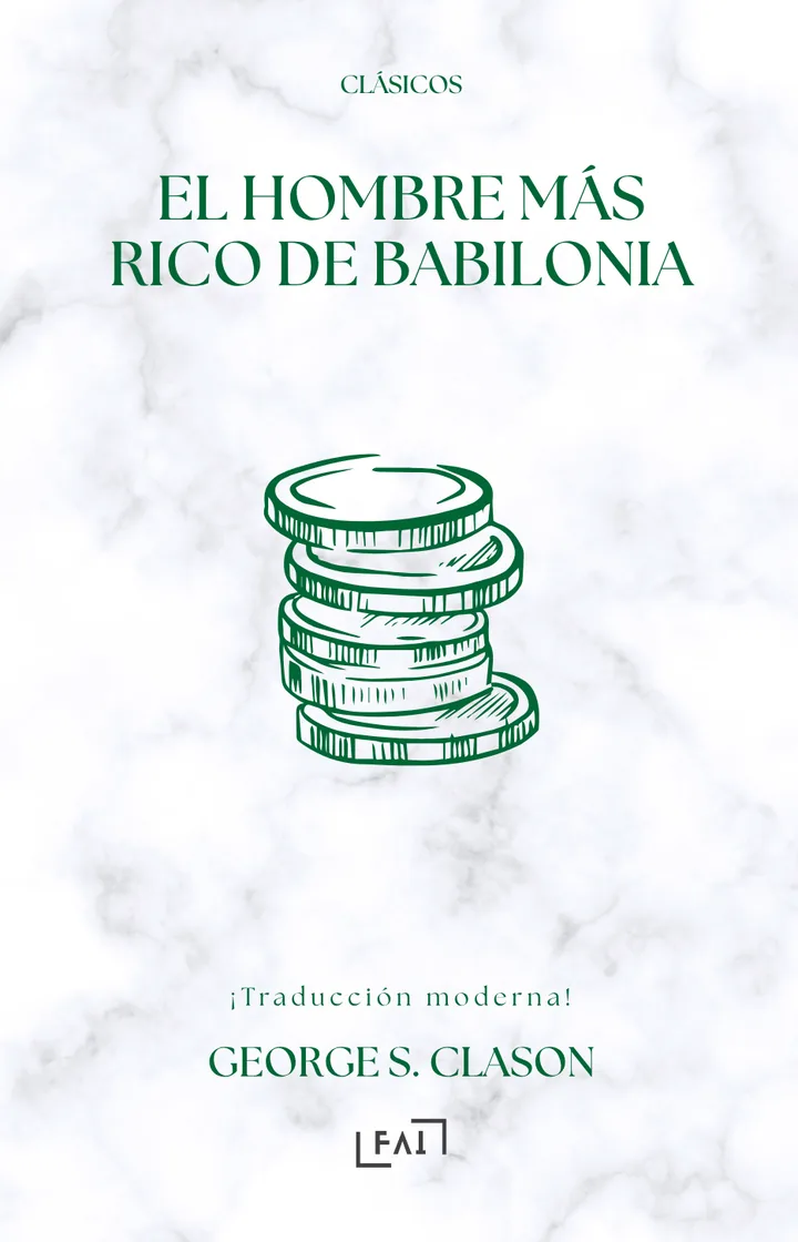 Tapa blanca de El hombre más rico de Babilonia