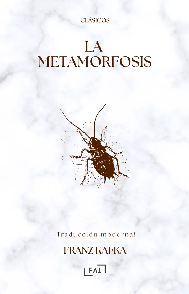 Tapa blanca de La metamorfosis