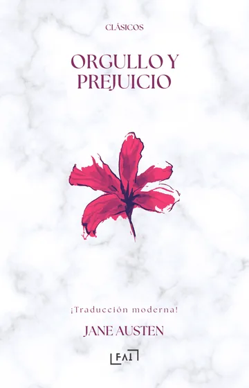 Tapa de Orgullo y prejuicio, de Jane Austen