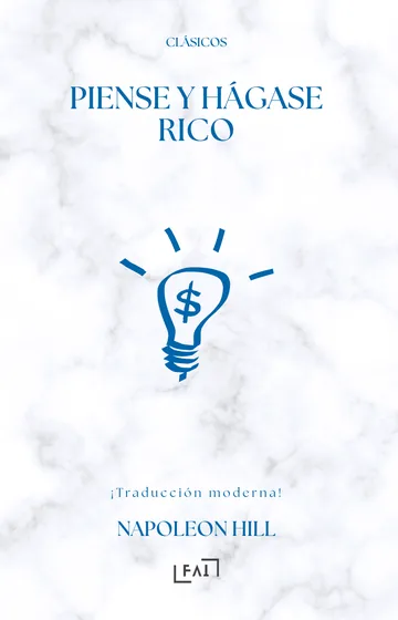 Tapa de Piense y hágase rico, de Napoleon Hill